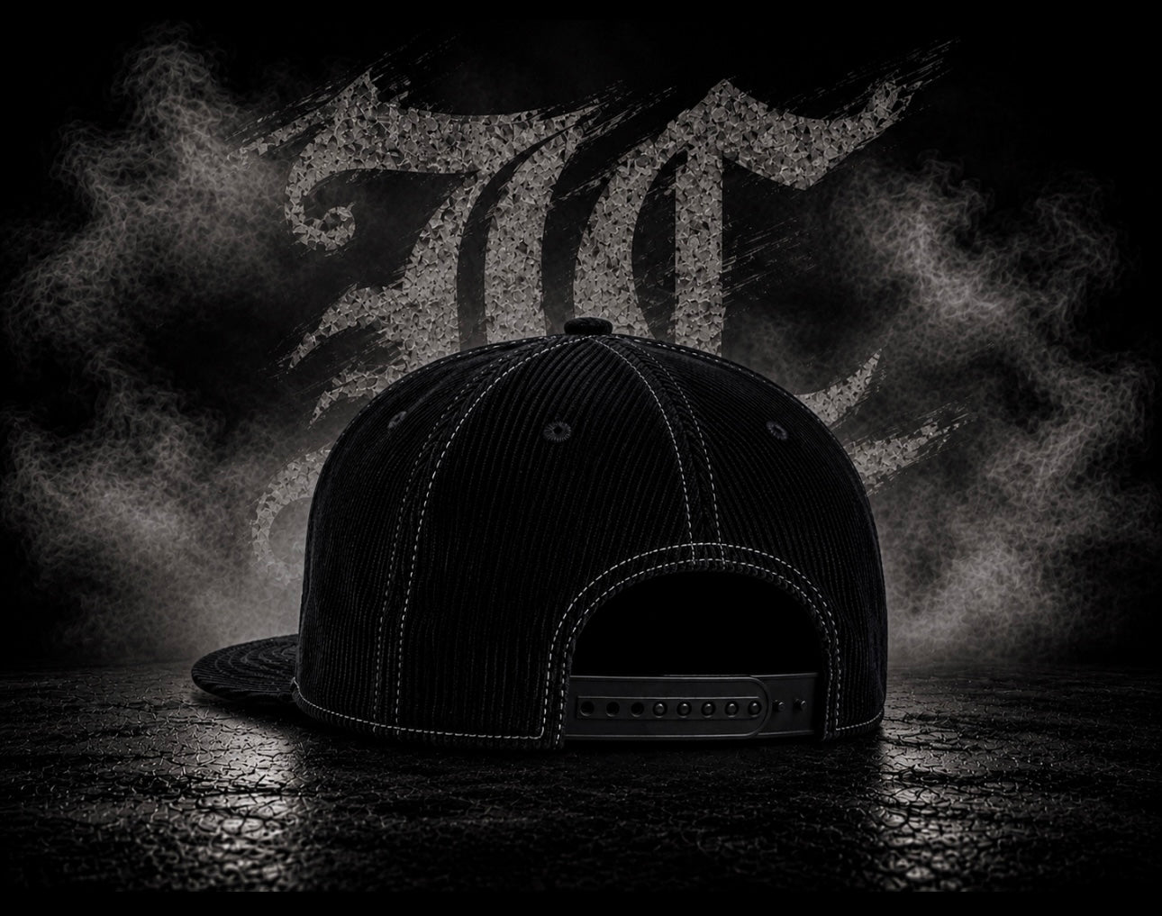 JC111 Corded Hat - Black